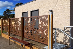 Boodle Concepts Rosebud RSL privacy metal screens