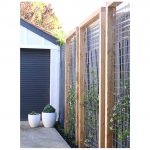 Boodle Concepts Ivanhoe modern garden design landscaping in melbourne and kyneton with new privacy trellis fence
