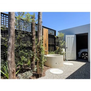 Boodle Concepts Kyneton landscaping, garden design Melbourne outdoor shower bath
